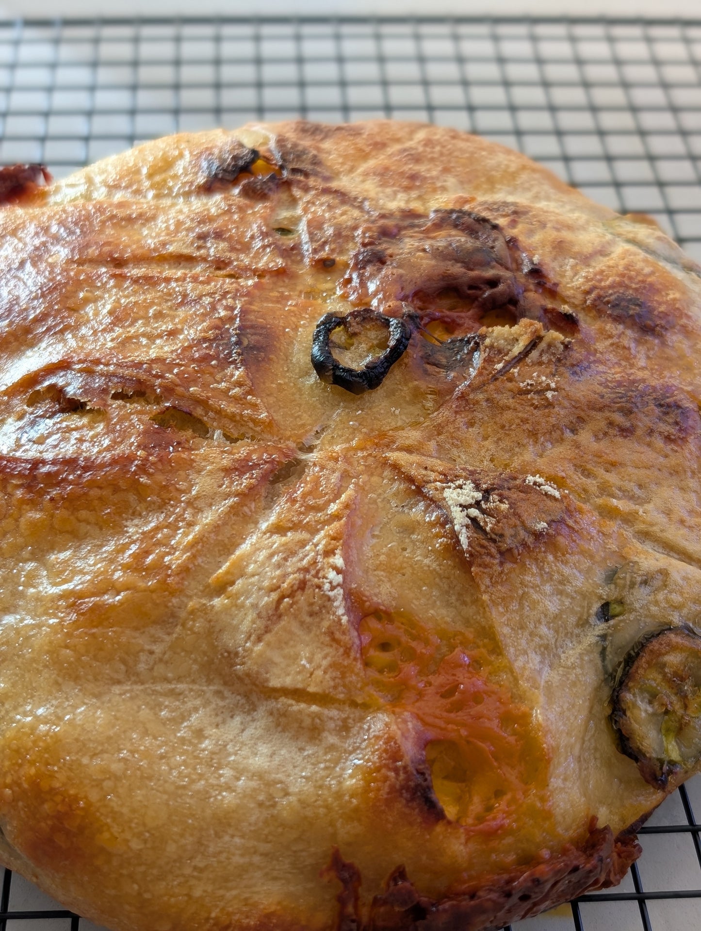 The Scorching Sigil Jalapeno Cheddar Sourdough Loaf