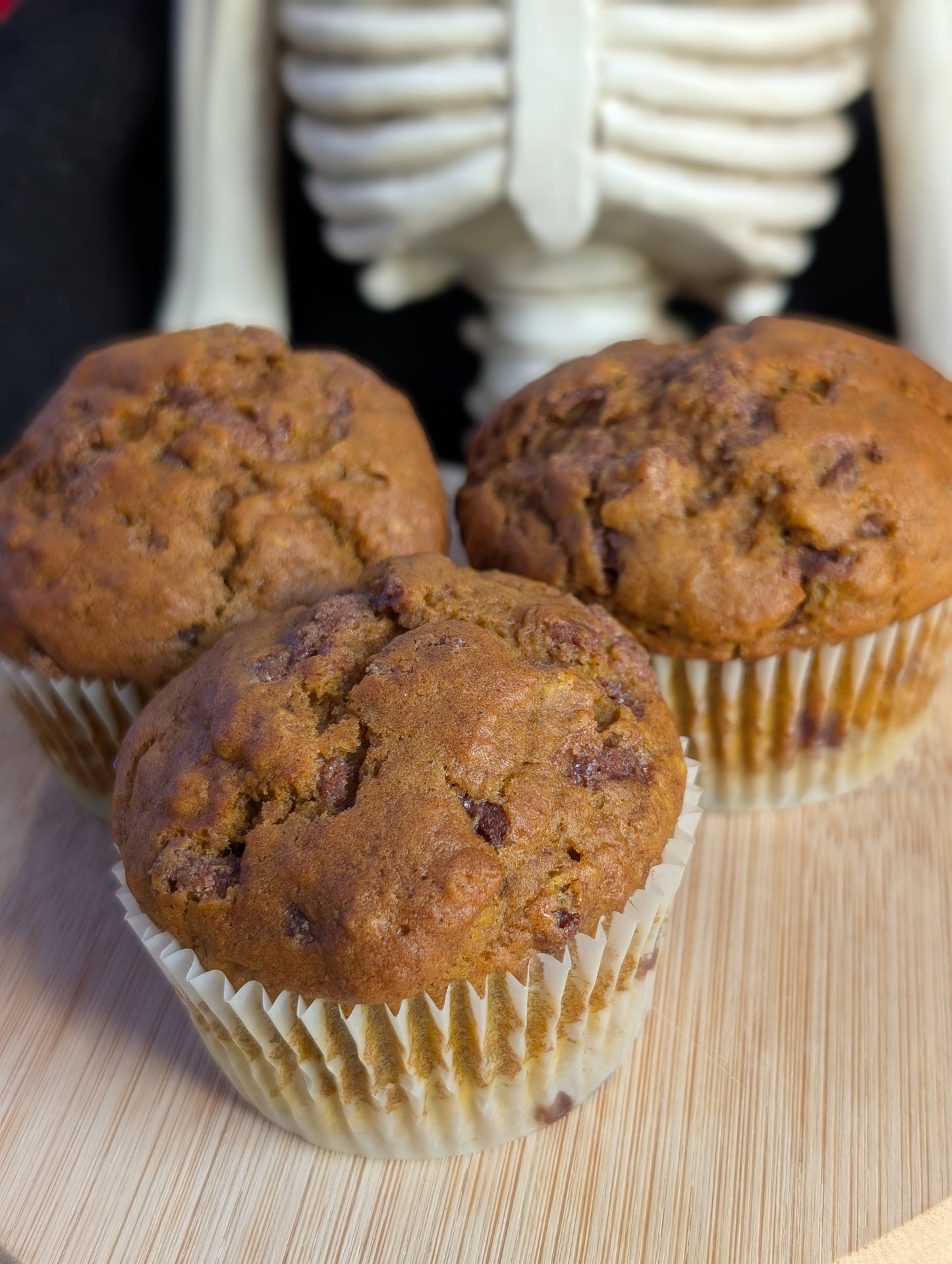 The Harvest Omen - Pumpkin Cinnamon Chip Muffins